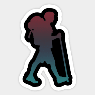 Go hiking!! Sticker